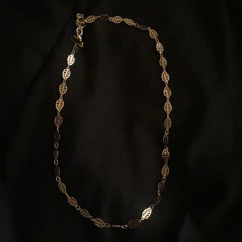 Gold Leaf Necklace